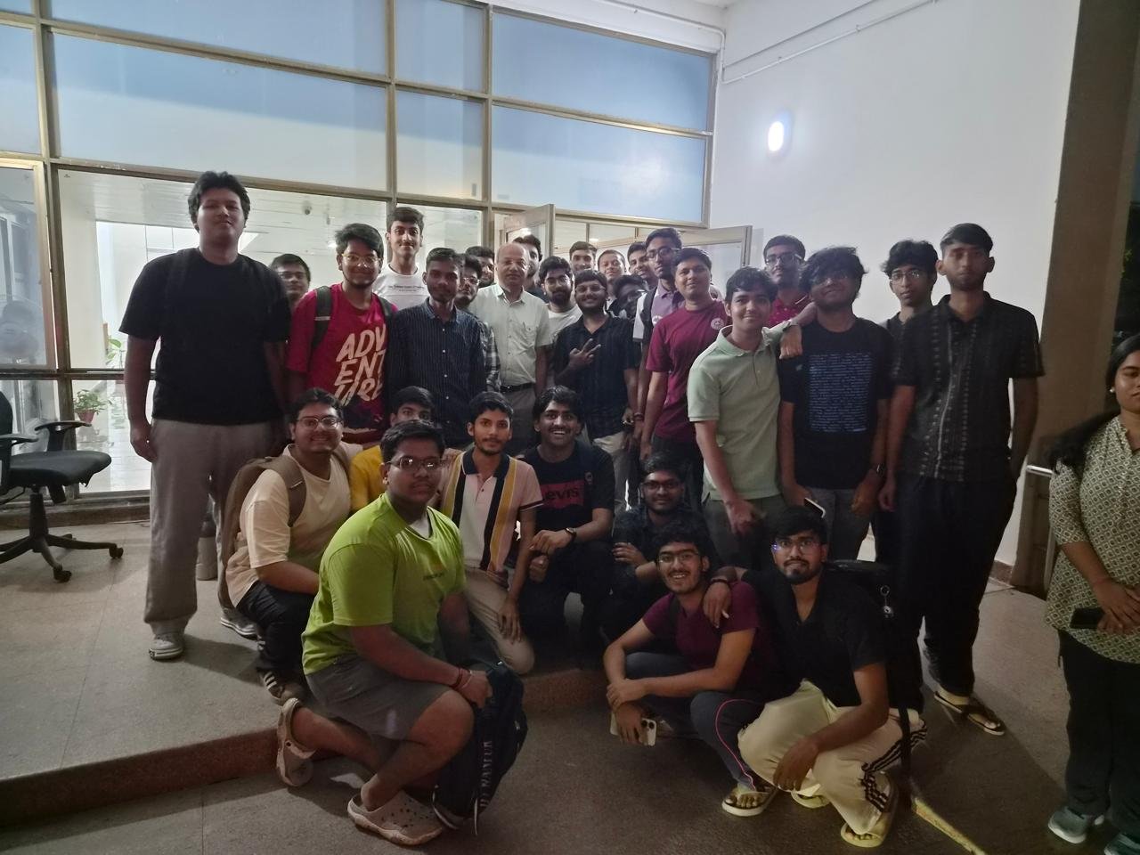 BCyber batch at HubC3i with Prof. Manindra Agrawal